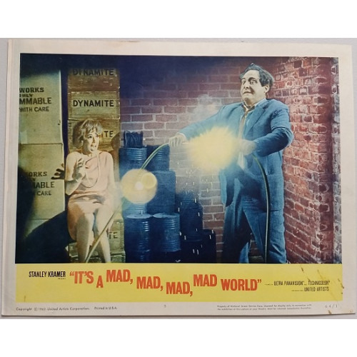 Its a Mad Mad Mad Mad World- Original 1963 Lobby Card Set x 8